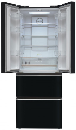 Холодильник Tesler RFD-361I BLACK GLASS