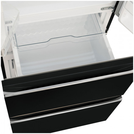 Холодильник Tesler RFD-361I BLACK GLASS