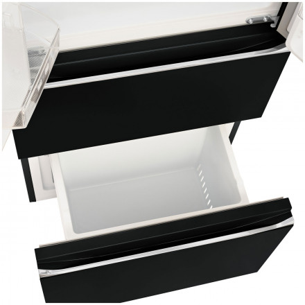 Холодильник Tesler RFD-361I BLACK GLASS