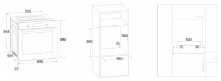 Электрический духовой шкаф Simfer B6EM88020