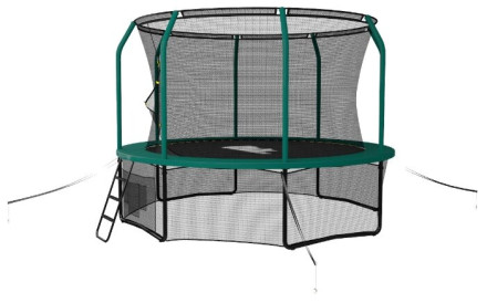 Каркасный батут Unix Line 10ft Supreme 305х305х241 см