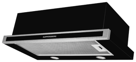 Встраиваемая вытяжка Kuppersberg SLIMLUX IV 60 XGL черный/черное стекло