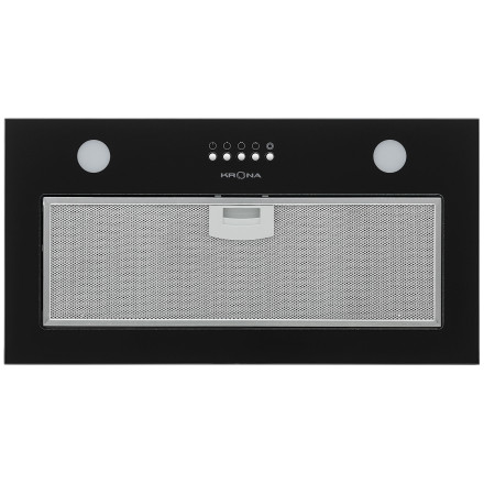 Встраиваемая вытяжка Krona Luisa 600 Glass Black PB