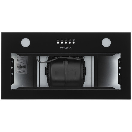 Встраиваемая вытяжка Krona Luisa 600 Glass Black PB