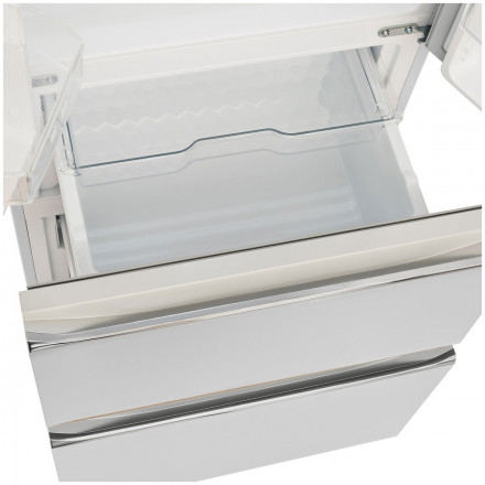 Холодильник Tesler RFD-361I WHITE GLASS