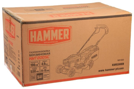 Газонокосилка Hammer KMT200SС Газонокосилка Hammer KMT200SС