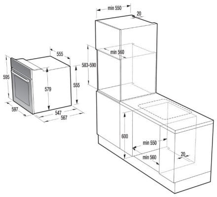 Духовой шкаф Gorenje BO 658-ORAW