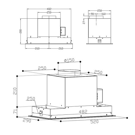 Вытяжка Korting KHI 6099 ICGN Вытяжка Korting KHI 6099 ICGN