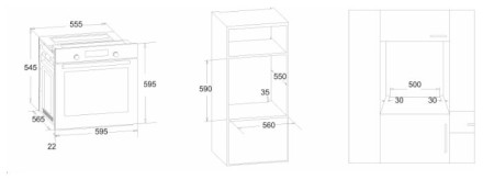 Электрический духовой шкаф Simfer B6EO16112 Электрический духовой шкаф Simfer B6EO16112