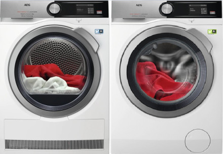 Комплект стиральная и сушильная машина AEG L9FEA69S + T9DBA68SC Комплект стиральная и сушильная машина AEG L9FEA69S + T9DBA68SC