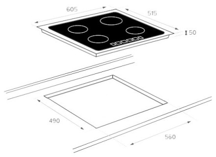 Индукционная варочная панель TEKA IT 6420 (10210175) Индукционная варочная панель TEKA IT 6420 (10210175)