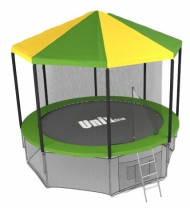 Каркасный батут Unix Line 8ft inside с крышей 244х244х241 см