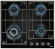 Встраиваемая газовая варочная панель Delonghi Greta 6 GW NB