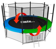 Каркасный батут Unix Line 14 ft Classic (inside) 427х427х269 см
