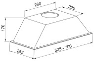 Встраиваемая вытяжка Zigmund & Shtain K 006.71 S Встраиваемая вытяжка Zigmund & Shtain K 006.71 S