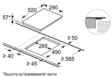 Электрическая варочная панель Maunfeld CVI292S2FBK Inverter
