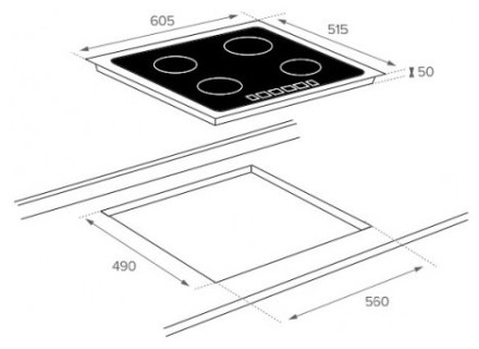 Индукционная варочная панель TEKA IT 6450 IKNOB (10210182)