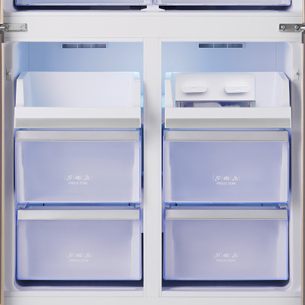 Холодильник Tesler RCD-545I beige glass Холодильник Tesler RCD-545I beige glass