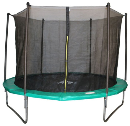 Каркасный батут DFC Jump 10ft складной c сеткой 305х305х240 см Каркасный батут DFC Jump 10ft складной c сеткой 305х305х240 см