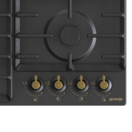 Встраиваемая газовая варочная поверхность Gorenje G642CLB Встраиваемая газовая варочная поверхность Gorenje G642CLB