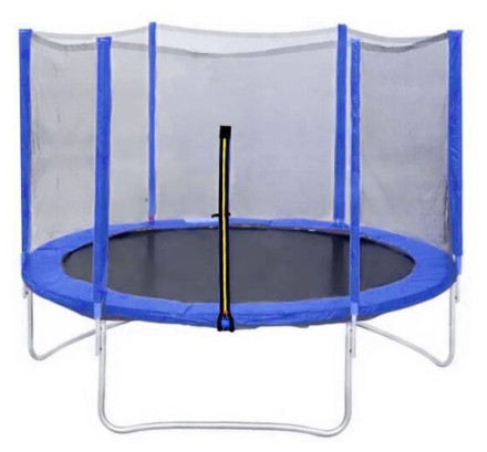 Каркасный батут DFC Trampoline Fitness 5FT-TR-LG/5FT-TR-B с сеткой 152х152х200 см