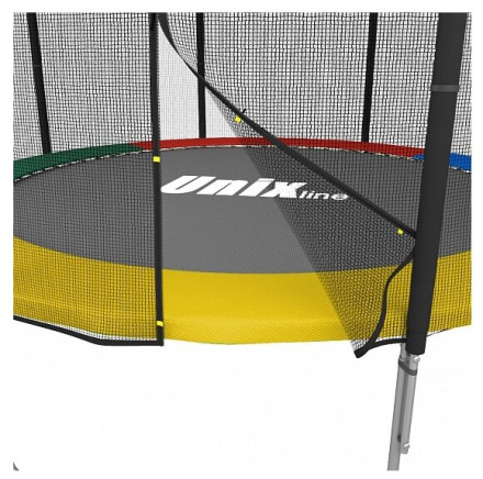 Каркасный батут Unix Line 10ft Simple (outside) 305х305х241 см