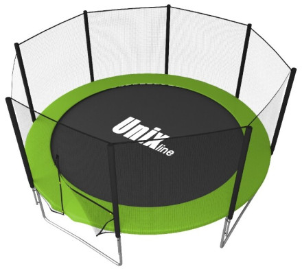 Каркасный батут Unix Line 10ft Simple (outside) 305х305х241 см