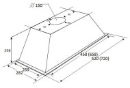 Встраиваемая вытяжка Kuppersberg INLINEA 72 C Встраиваемая вытяжка Kuppersberg INLINEA 72 C