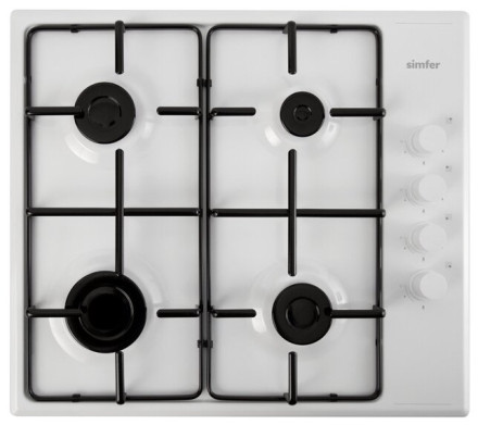 Газовая варочная панель Simfer H60Q40W400 Газовая варочная панель Simfer H60Q40W400