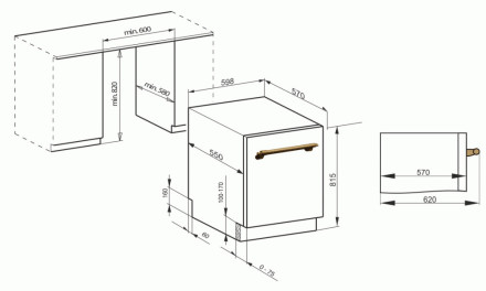 Встраиваемая посудомоечная машина Kaiser S60U88XLEm Встраиваемая посудомоечная машина Kaiser S60U88XLEm