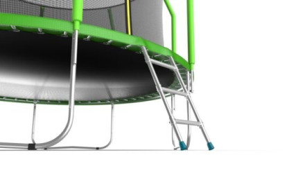 Батут Evo Jump Cosmo 12ft Green Lowernet + сетка