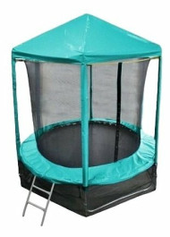 Каркасный батут Optifit Like 8ft с крышей 244х244х230 см