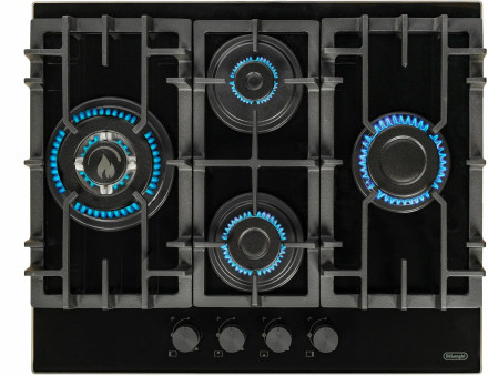 Встраиваемая газовая варочная панель Delonghi Gabriella 6 GW NB Встраиваемая газовая варочная панель Delonghi Gabriella 6 GW NB