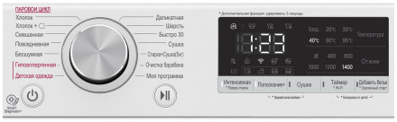 Стиральная машина с сушкой LG F4V5TG0W Стиральная машина с сушкой LG F4V5TG0W
