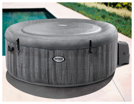 СПА бассейн Intex PureSpa Bubble Therapy GreyWood Deluxe (28440) СПА бассейн Intex PureSpa Bubble Therapy GreyWood Deluxe (28440)
