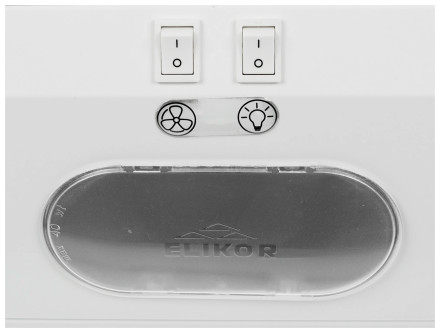 Вытяжка Elikor SA6211WS, белый/белый/серебро