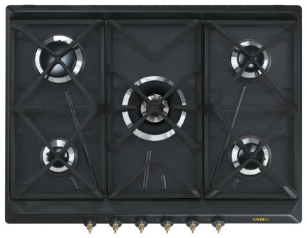 Газовая варочная панель smeg SRV876AOGH Газовая варочная панель smeg SRV876AOGH