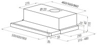 Встраиваемая вытяжка MAUNFELD VS LIGHT (GLASS) 90 (C) белый Встраиваемая вытяжка MAUNFELD VS LIGHT (GLASS) 90 (C) белый