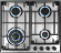Встраиваемая газовая варочная панель Delonghi Greta 6 GW IM