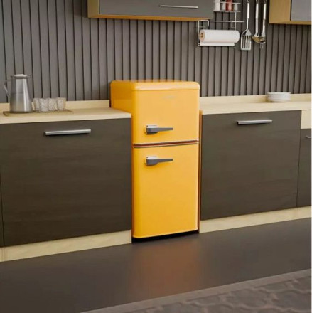Холодильник HARPER HRF-T120M ORANGE Холодильник HARPER HRF-T120M ORANGE