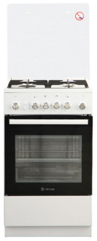 Газовая плита De luxe 5040.40г (крышка) ЧР Газовая плита De luxe 5040.40г (крышка) ЧР
