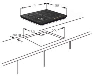 Газовая варочная панель MONSHER MKFG 60G40ME096-SFT Газовая варочная панель MONSHER MKFG 60G40ME096-SFT