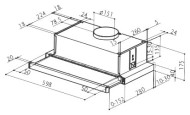 Встраиваемая вытяжка Faber Flexa Glass M6 W A 60