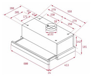 Встраиваемая вытяжка TEKA WISH Easy TL 6310 WH (40474251)