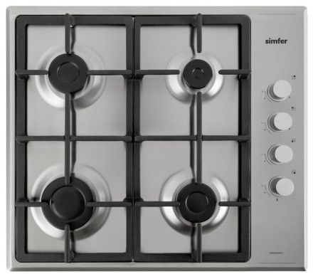 Газовая варочная панель Simfer H60Q41M411 Газовая варочная панель Simfer H60Q41M411