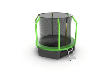 Батут Evo Jump Cosmo 8ft Green Lowernet + сетка Батут Evo Jump Cosmo 8ft Green Lowernet + сетка