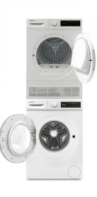 Комплект стиральная и сушильная машина Daewoo WM710T2WU9RU + T8CT2W9RU