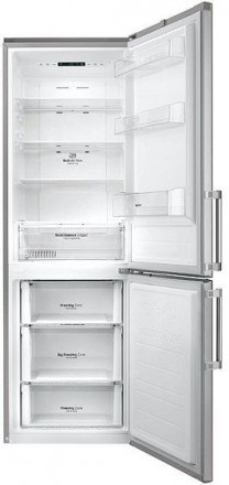 Холодильник LG GB-B59PZJVB нержавеющая сталь