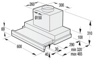 Встраиваемая вытяжка Gorenje BHP 643 ORAW