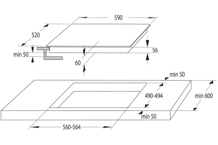 Встраиваемая индукционная варочная панель Gorenje GI6401BCE Встраиваемая индукционная варочная панель Gorenje GI6401BCE